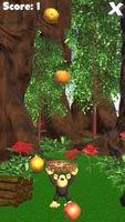 Jungle Monkey Fruit 3D Games imagem de tela 2