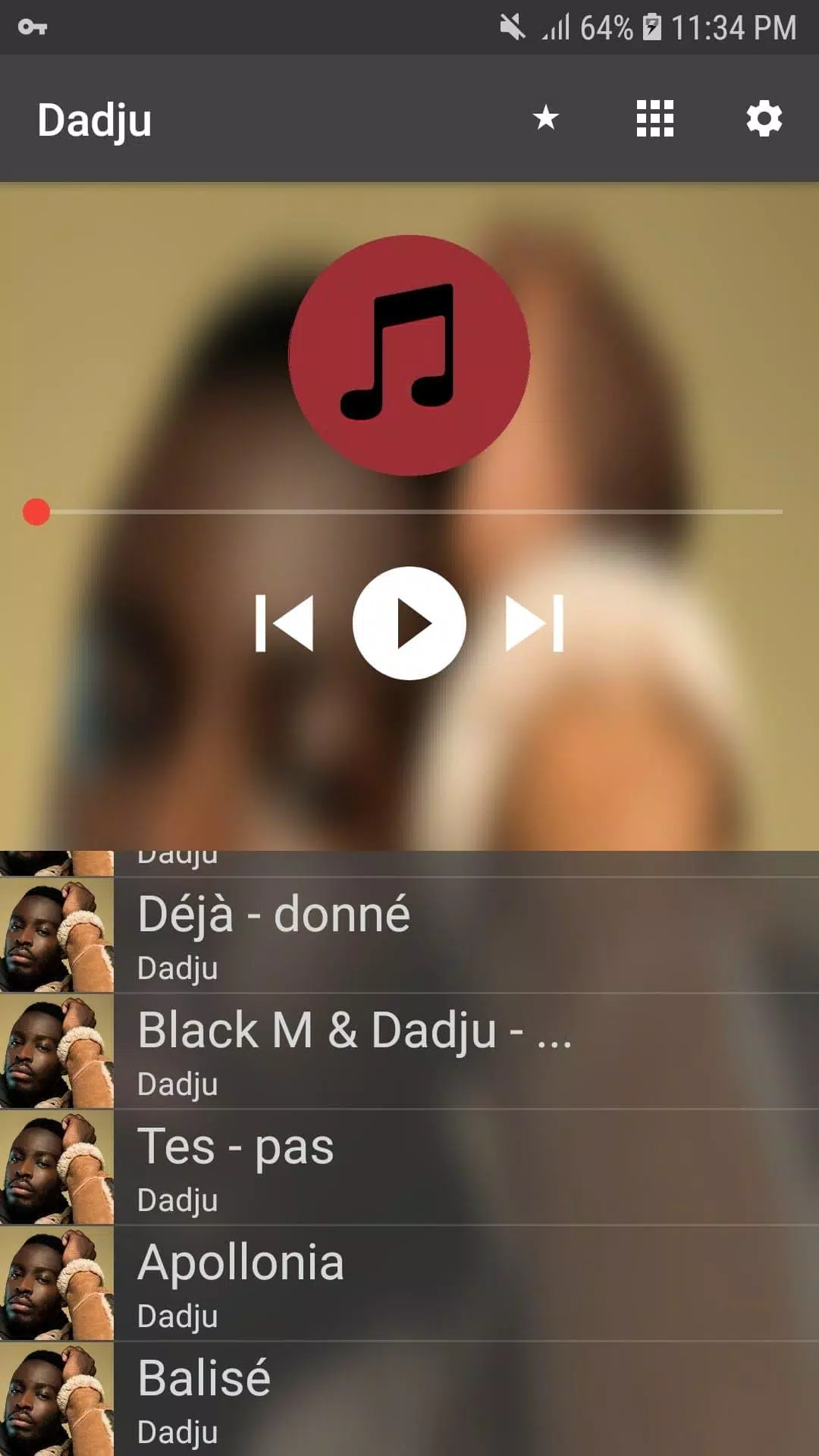Dadju Songs mp3 APK pour Android Télécharger