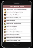 Cara Membuat Burger Poster