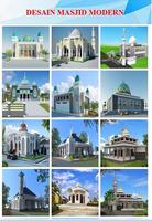 Conception de mosquée moderne Affiche