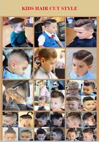 Poster Stile taglio capelli per bambini