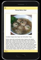 برنامه‌نما Resep Menu Bakso Enak عکس از صفحه