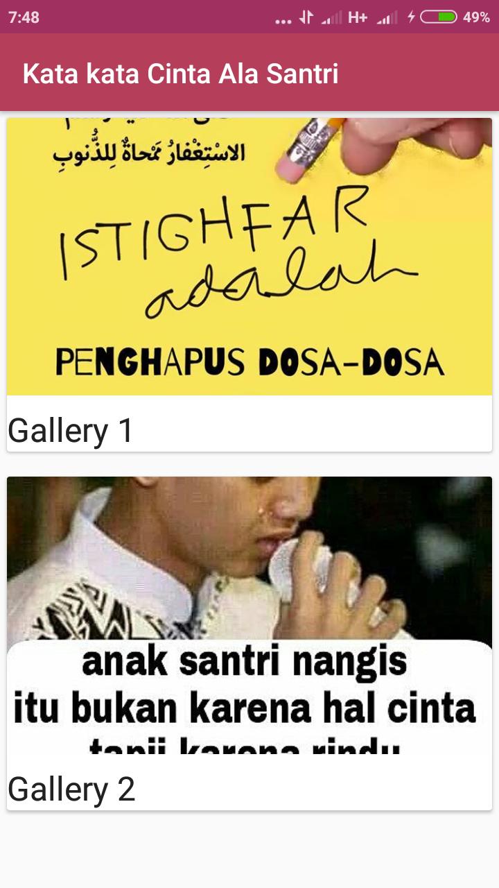 Kata Cinta Ala Santri For Android Apk Download