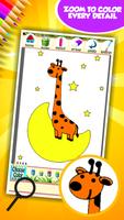 Cute girafe livre de coloriage capture d'écran 3
