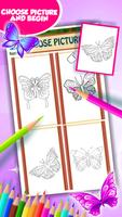 蝶の色付けの本 スクリーンショット 2