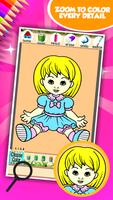 Doll Coloring Book syot layar 3