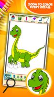 Livre à colorier pour dinosaur capture d'écran 3
