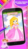 छोटी राजकुमारी रंग की किताब पोस्टर