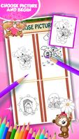 Sweet Teddy Coloring Book screenshot 2