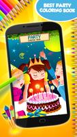 Party Coloring Book পোস্টার