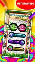 Relax Mandala Coloring Book اسکرین شاٹ 1