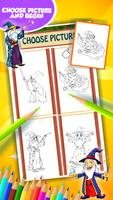 Wizard Coloring Book syot layar 2