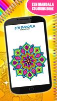پوستر Zen Mandala Coloring Book