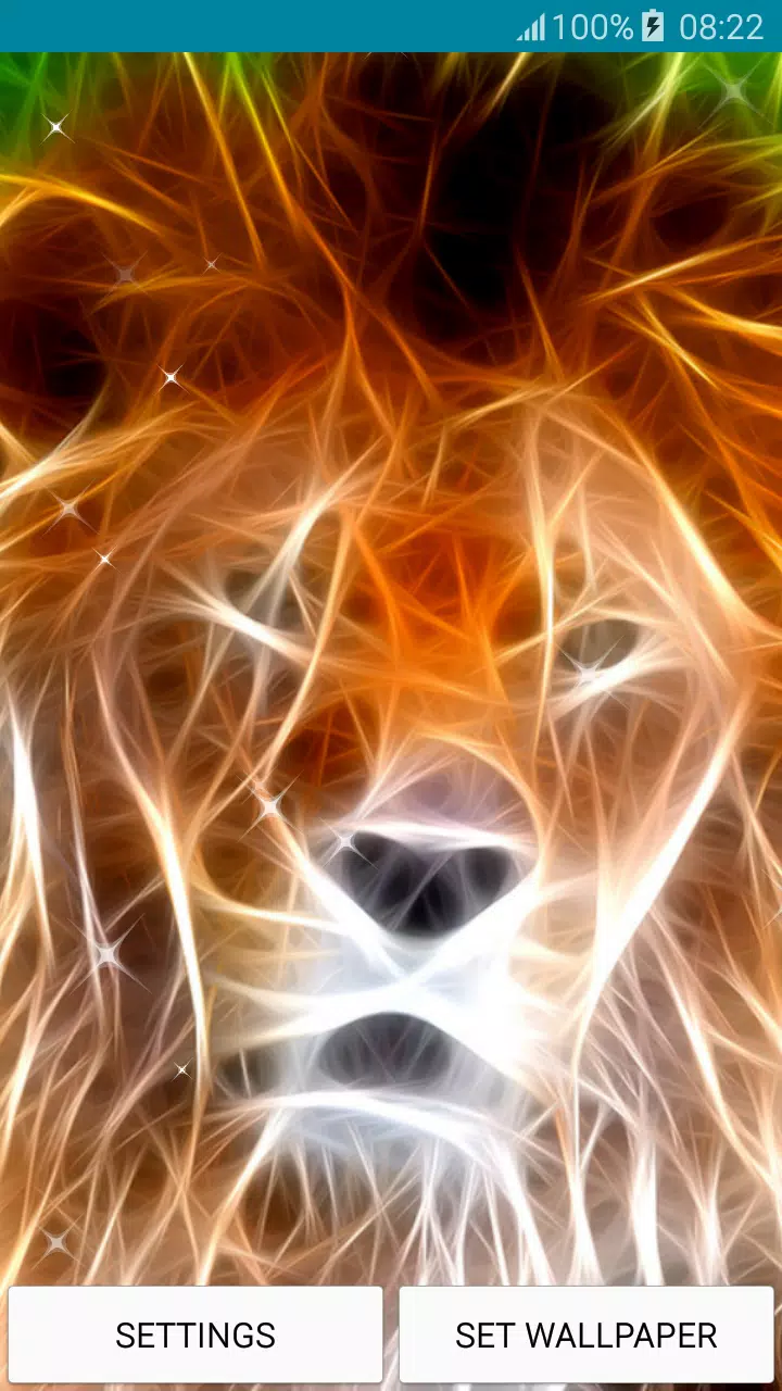 Tải xuống APK hình nền sống - sư tử lửa cho Android