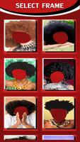 Afro penteado foto montagem imagem de tela 2