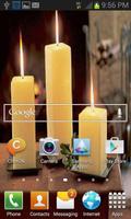 Three Candles Live Wallpaper imagem de tela 2