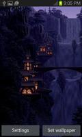 Waterfall In Night LWP poster