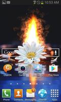 White Flower Fire LWP screenshot 1