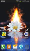 White Flower Fire LWP screenshot 2