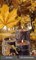 پوستر Wood Candles Live Wallpaper