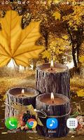 برنامه‌نما Wood Candles Live Wallpaper عکس از صفحه