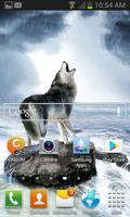 Wolf Barking Live Wallpaper Screenshot 2