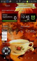 Autumn Tea Live Wallpaper captura de pantalla 2