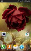 Beautiful Red Rose LWP تصوير الشاشة 2