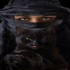 Black Cat Girl LWP icon