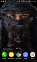 Black Cat Girl LWP screenshot 2