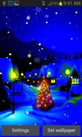 Blue Christmas Night LWP اسکرین شاٹ 2