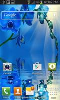 Blue Orchid Live Wallpaper screenshot 2