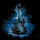 Blue Fire Guitar LWP APK
