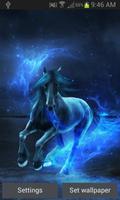 Blue Horse Live Wallpaper ポスター