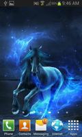 Blue Horse Live Wallpaper capture d'écran 2