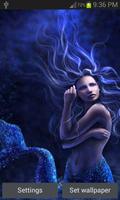 Blue Mermaid Live Wallpaper Affiche