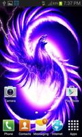 Blue Phoenix Live Wallpaper screenshot 1