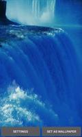 Blue Waterfall Live Wallpaper Affiche