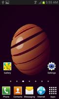 Brown Ball Live Wallpaper скриншот 2