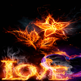 Burning Love Live Wallpaper icône