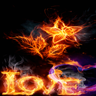 ikon Burning Love Live Wallpaper