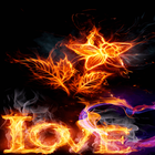 Burning Love Live Wallpaper أيقونة