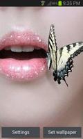 Butterfly On Lips LWP poster