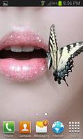 Butterfly On Lips LWP capture d'écran 2