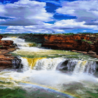Cloudy Waterfall Live Wallpaper icon
