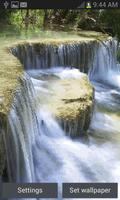 Crystal Waterfall LWP Cartaz