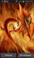 Fiery Dragon Live Wallpaper Affiche