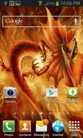 1 Schermata Fiery Dragon Live Wallpaper