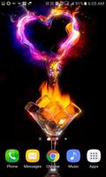 Fiery Ice Heart LWP screenshot 1