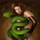 Green Cobra Girl LWP 아이콘